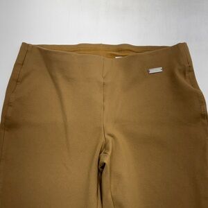 RAFAELLA Women’s Medium Tan Stretchy Pull On Pant